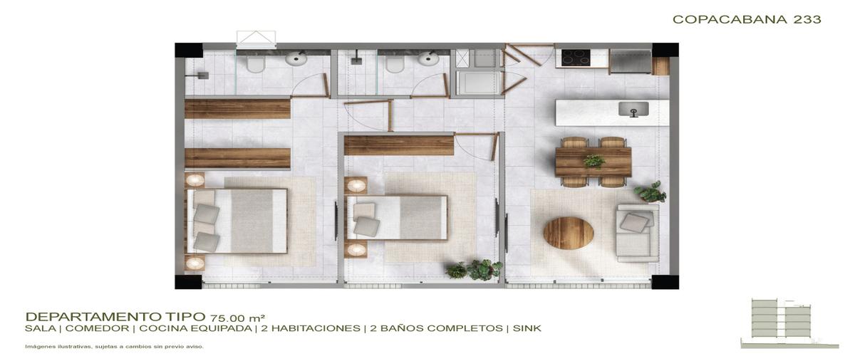 Foto de departamento en venta en  , villas playa sur, mazatlán, sinaloa, 0 No. 03
