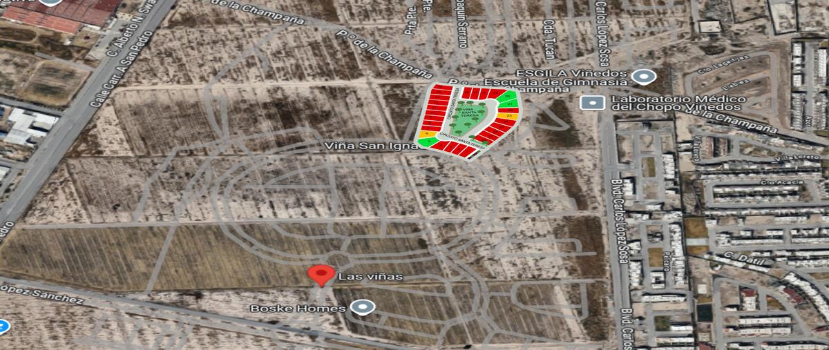 Foto de terreno habitacional en venta en viña santa teresa | las viñas , los viñedos, torreón, coahuila de zaragoza, 24459348 No. 03