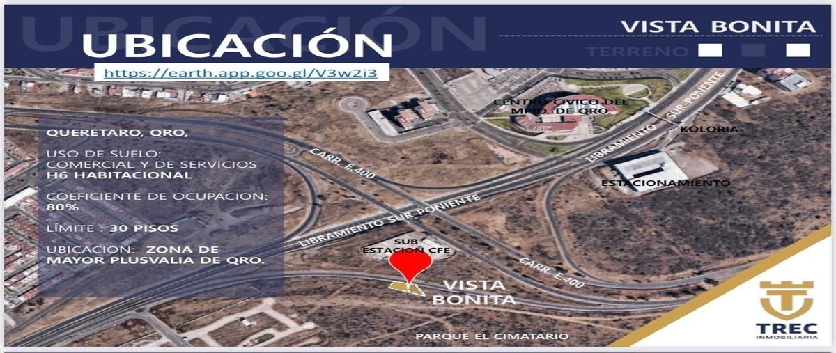 Foto de terreno habitacional en venta en vista bonita , cimatario, querétaro, querétaro, 27197658 No. 03
