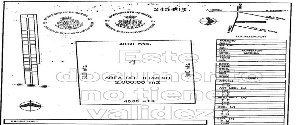 Foto de terreno habitacional en venta en  , xcanatún, mérida, yucatán, 29767743 No. 03