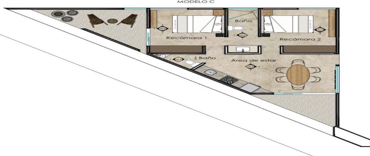 Foto de departamento en renta en  , xcumpich, mérida, yucatán, 0 No. 05