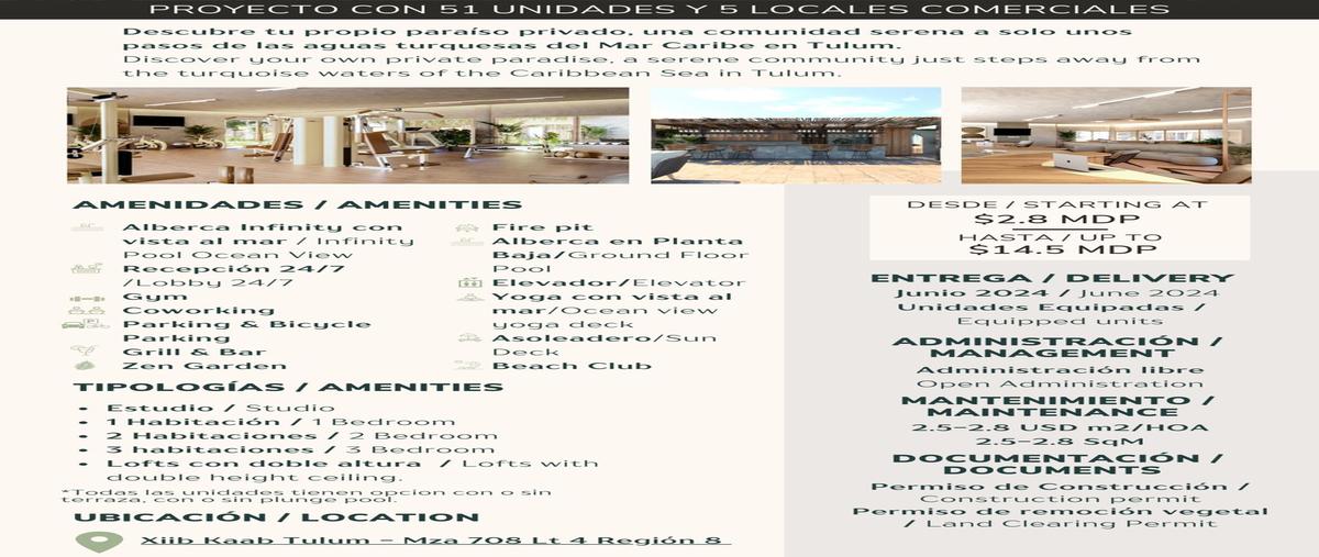 Foto de departamento en venta en xiib kaab , region 15 kukulcan, tulum, quintana roo, 0 No. 05
