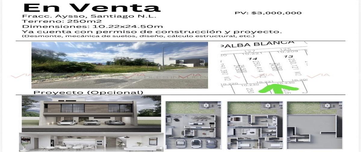 Foto de terreno habitacional en venta en yerbaniz , yerbaniz, santiago, nuevo león, 0 No. 03