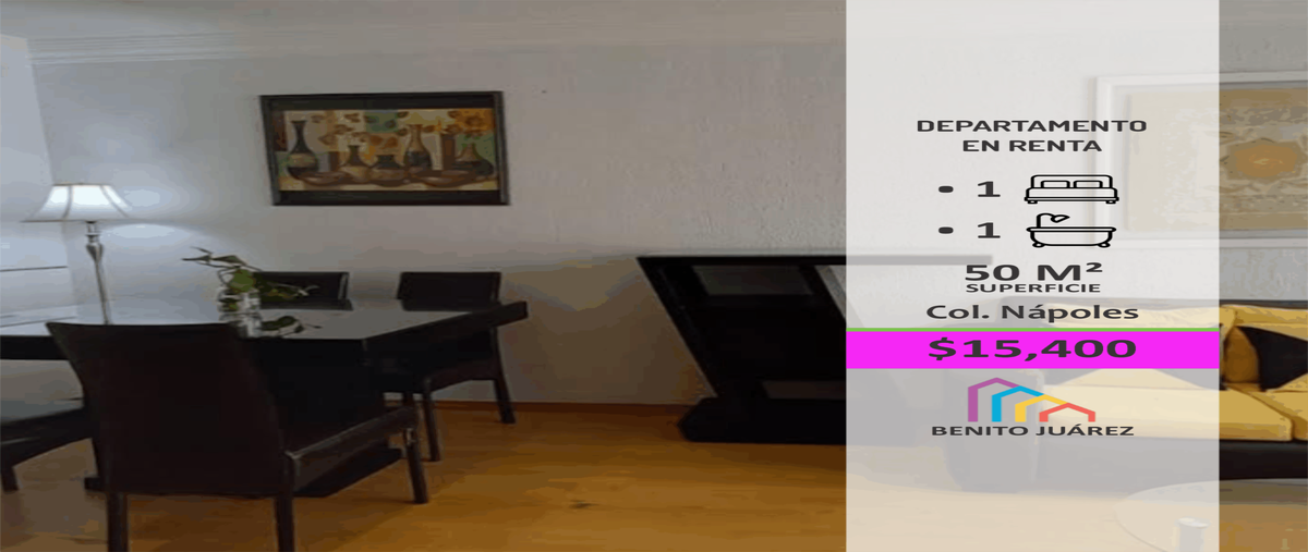 Foto de departamento en renta en yosemite , napoles, benito juárez, df / cdmx, 0 No. 01