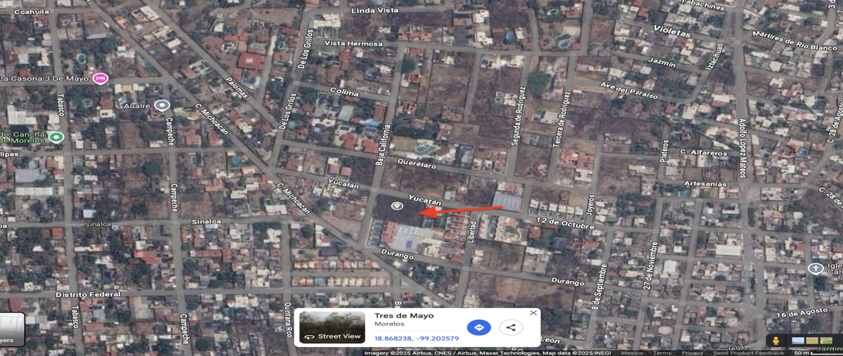 Foto de terreno habitacional en venta en yucatán , ampliación 3 de mayo, emiliano zapata, morelos, 0 No. 05