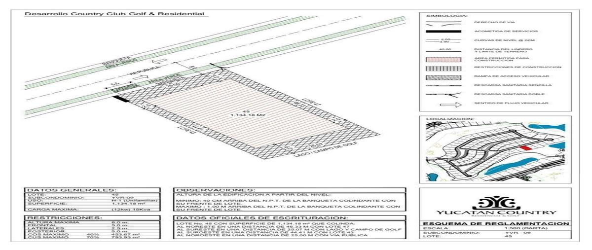 Foto de terreno habitacional en , yucatán country club, mérida, yucatán, 30147463 foto 01 Foto de terreno habitacional en venta en , yucatán country club, mérida, yucatán, 30147463 No. 01
