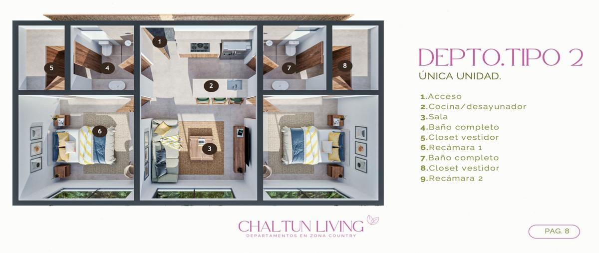 Foto de departamento en venta en  , yucatán country club, mérida, yucatán, 30710745 No. 03