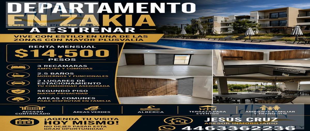 Foto de departamento en , zakia, el marqués, querétaro, 0 foto 01 Foto de departamento en renta en , zakia, el marqués, querétaro, 0 No. 01