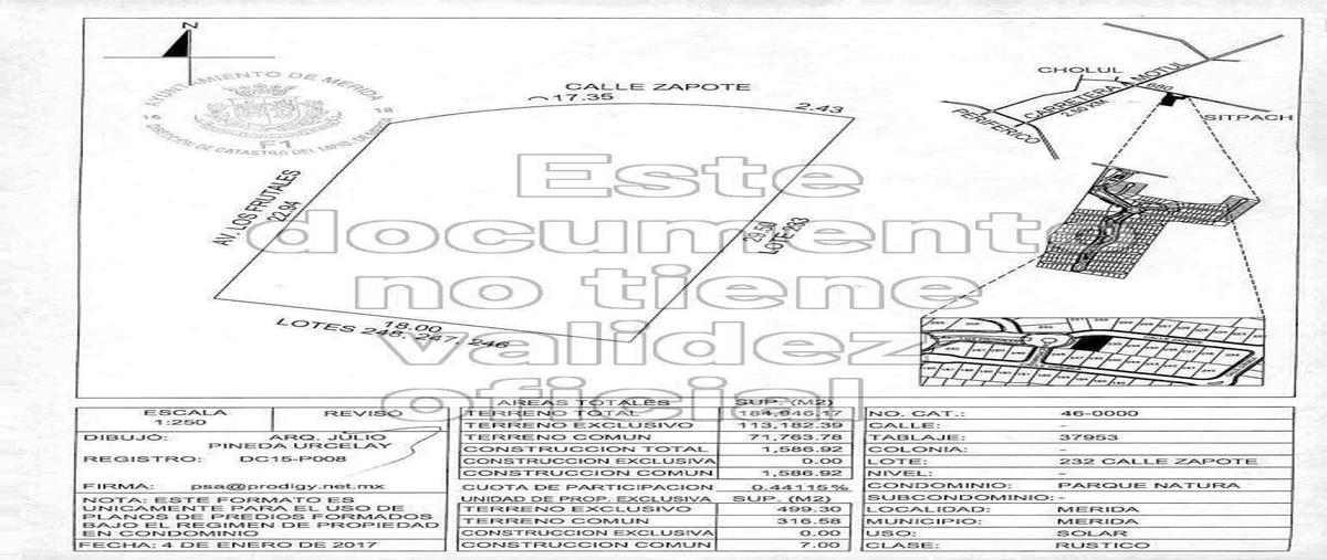 Foto de terreno habitacional en zapote , parque natura, mérida, yucatán, 29486761 foto 02 Foto de terreno habitacional en venta en zapote , parque natura, mérida, yucatán, 29486761 No. 02