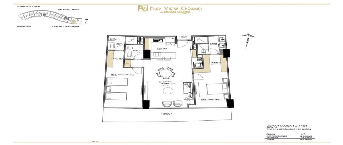 Foto de departamento en venta en  , zona hotelera, benito juárez, quintana roo, 0 No. 05