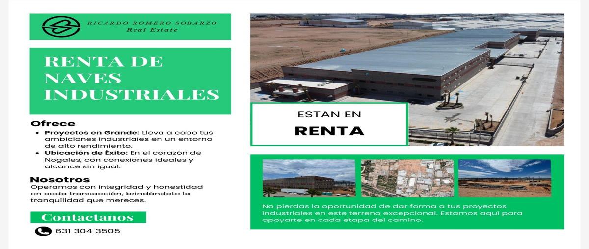 Foto de nave industrial en renta en  , zona industrial, nogales, sonora, 27089551 No. 01
