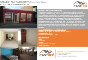 Foto de inmueble en 1 #1, Col. Casa Blanca C.P. 20297, Aguascalientes