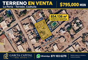 Foto de inmueble en La Perla, 27277 Torreón, Coah. #s/n, Col. Ejido la Perla C.P. 27293, Torreón