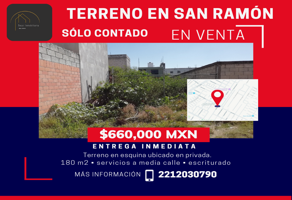 Foto de inmueble en San Ramón #7, Col. San Ramón 1a Sección C.P. 72490, Puebla