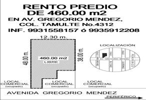 Foto de inmueble en avenida gregorio mendez  #4311, Col. Tamulte de las Barrancas C.P. 86150, Centro