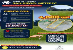 Foto de inmueble en Álvaro Obregón 54, San Diego Metepec, 90110 San Diego Metepec, Tlax. #54, Col. San Diego Metepec C.P. 90110, Tlaxcala