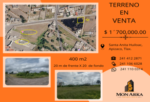 Foto de inmueble en Santa Anita Huiloac, Tlax. #s/n, Col. Atlayoalco C.P. 90407, Apizaco