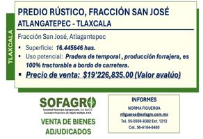 Foto de inmueble en FRACCION SAN JOSE, Col. Atlangatepec C.P. 90410, Atlangatepec