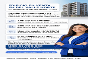 Foto de inmueble en Av. Magdalena 38, Col del Valle Centro, Benito Juárez, 03103 Ciudad de México, CDMX #38, Col. Del Valle Norte C.P. 03103, Benito Juárez
