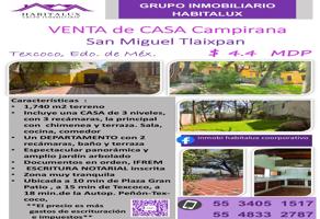Foto de inmueble en San Miguel Tlaixpan  #s/n, Col. San Nicolás Tlaminca C.P. 56247, Texcoco