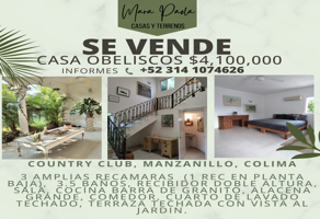 Foto de inmueble en obeliscos #s/n, Col. Country Club C.P. 28864, Manzanillo