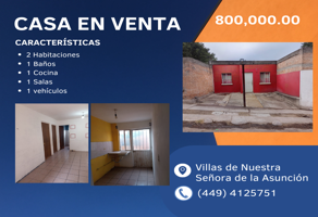 Foto de inmueble en Villas de Ntra. Sra. de la Asunción, 20126 Aguascalientes, Ags. #0, Col. Villa de Nuestra Señora de La Asunción Sector Guadalupe C.P. 20126, Aguascalientes