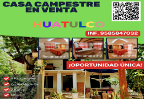 Foto de inmueble en Cardenal #3, Col. Bahías de Huatulco C.P. 70987, Santa María Huatulco