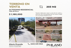 Foto de inmueble en Cerrada del zorro, Col. Altozano C.P. 83230, Hermosillo
