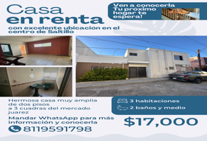 Foto de inmueble en Melchor Múzquiz, Zona Centro, Saltillo, Coah. #442, Col. Saltillo Centro C.P. 25000, Saltillo