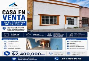 Foto de inmueble en Zona Centro, Saltillo, Coah., Col. Saltillo Centro C.P. 25000, Saltillo