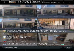 Foto de inmueble en Cuarzo 102, Valle Real, 58893 Fraccionamiento Valle Real, Mich. #102, Col. Valle Real C.P. 58893, Tarímbaro
