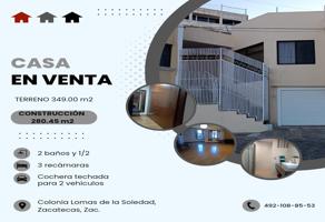 Foto de inmueble en De Los Constituyentes #216, Col. Lomas de La Soledad C.P. 98040, Zacatecas