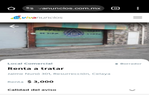 Foto de inmueble en Jaime Nunó 301, Col. Centro, 38079 Celaya, Gto. #301, Col. Resurrección C.P. 38079, Celaya
