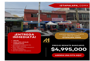 Foto de inmueble en Avenida Reforma #LT11 MZ 15Int. LT11 MZ15, Col. Año de Juárez C.P. 09780, Iztapalapa
