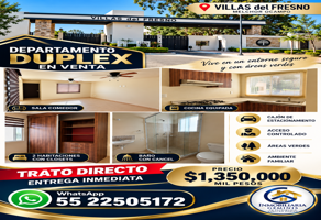 Foto de inmueble en SIERRA NEVADA MZ 7 LT 22 #CASA 1 B, Col. Fraccionamiento Villas del Fresno C.P. 54890, Melchor Ocampo