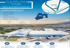 Foto de inmueble en Avenida 2, Col. Tultitlán C.P. 54918, Tultitlán