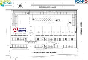 Foto de inmueble en SE RENTA Terreno Comercial en Plaza Comercial Malibu #Hotel Malibu, Col. Petrolera C.P. 85456, Guaymas