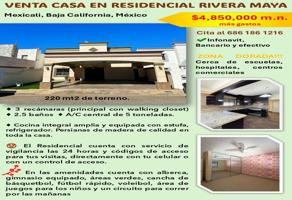 Foto de inmueble en Riviera Maya Residencial, 21376 Mexicali, B.C. #1, Col. Mayakhan Residencial C.P. 21376, Mexicali