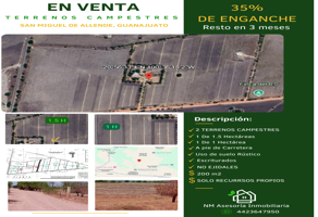 Foto de inmueble en Carretera Corral de Piedras km 62, Col. Corral de Piedras de Abajo C.P. 37898, San Miguel de Allende