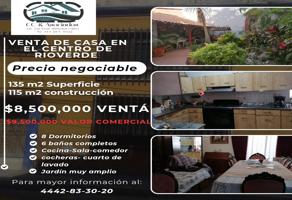Foto de inmueble en Centro, Col. Río Verde Centro C.P. 79610, Rioverde