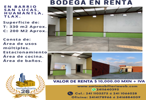 Foto de inmueble en 3 de Mayo, Col. San Lucas C.P. 90507, Huamantla