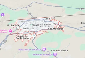 Foto de inmueble en AVENIDA ACACIAS #21, Col. Hacienda Tecate C.P. 21530, Tecate