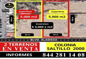 Foto de inmueble en alameda #120, Col. Saltillo 2000 C.P. 25115, Saltillo