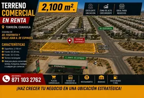 Foto de inmueble en JUAN A ESPINOZA #S/N, Col. Santa Fe C.P. 27400, Torreón