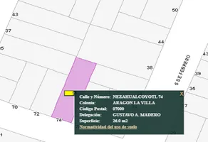 Foto de inmueble en NETZAHUALCOYOTL #74, Col. Aragón la Villa C.P. 07000, Gustavo A. Madero