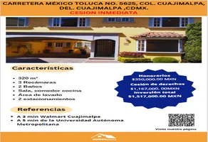 Foto de inmueble en CARRETERA MEX-TOL #5625, Col. Cuajimalpa C.P. 05000, Cuajimalpa de Morelos