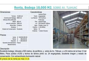 Foto de inmueble en Av tlahuac, Col. Miguel Hidalgo 4A Sección C.P. 14250, Tlalpan
