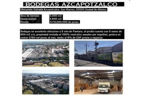 Foto de inmueble en Calz Azcapotzalco None, Col. San Marcos C.P. 02020, Azcapotzalco