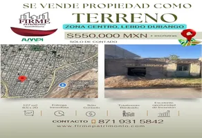 Foto de inmueble en Sin nombre de calle, Col. Lerdo Centro C.P. 35150, Lerdo