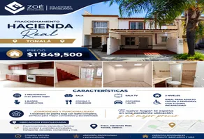 Foto de inmueble en Hacienda de la petunia #154, Col. Hacienda Del Real C.P. 45428, Tonalá